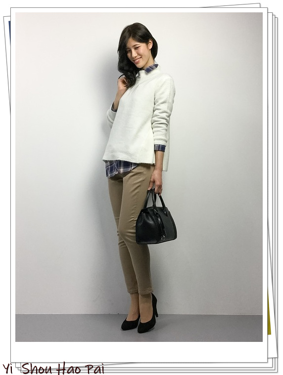 格纹日系衬衫,格纹衬衫怎么搭好看