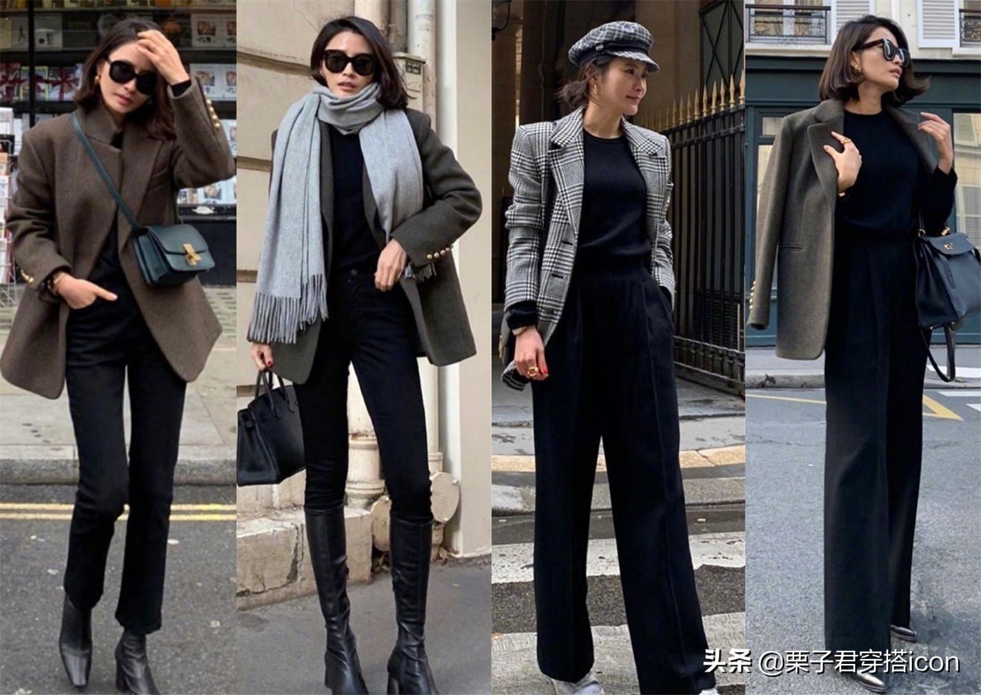 穿搭‖跟着博主学穿搭:Elborn冬日内搭巧搭配,浅色高级深色大气