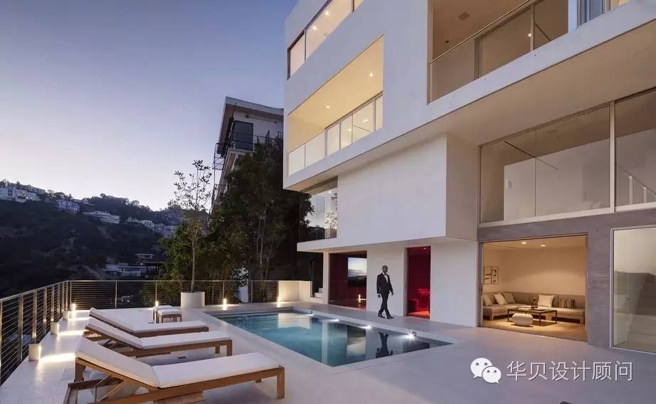 好莱坞半山豪宅设计图,好莱坞豪宅现代设计