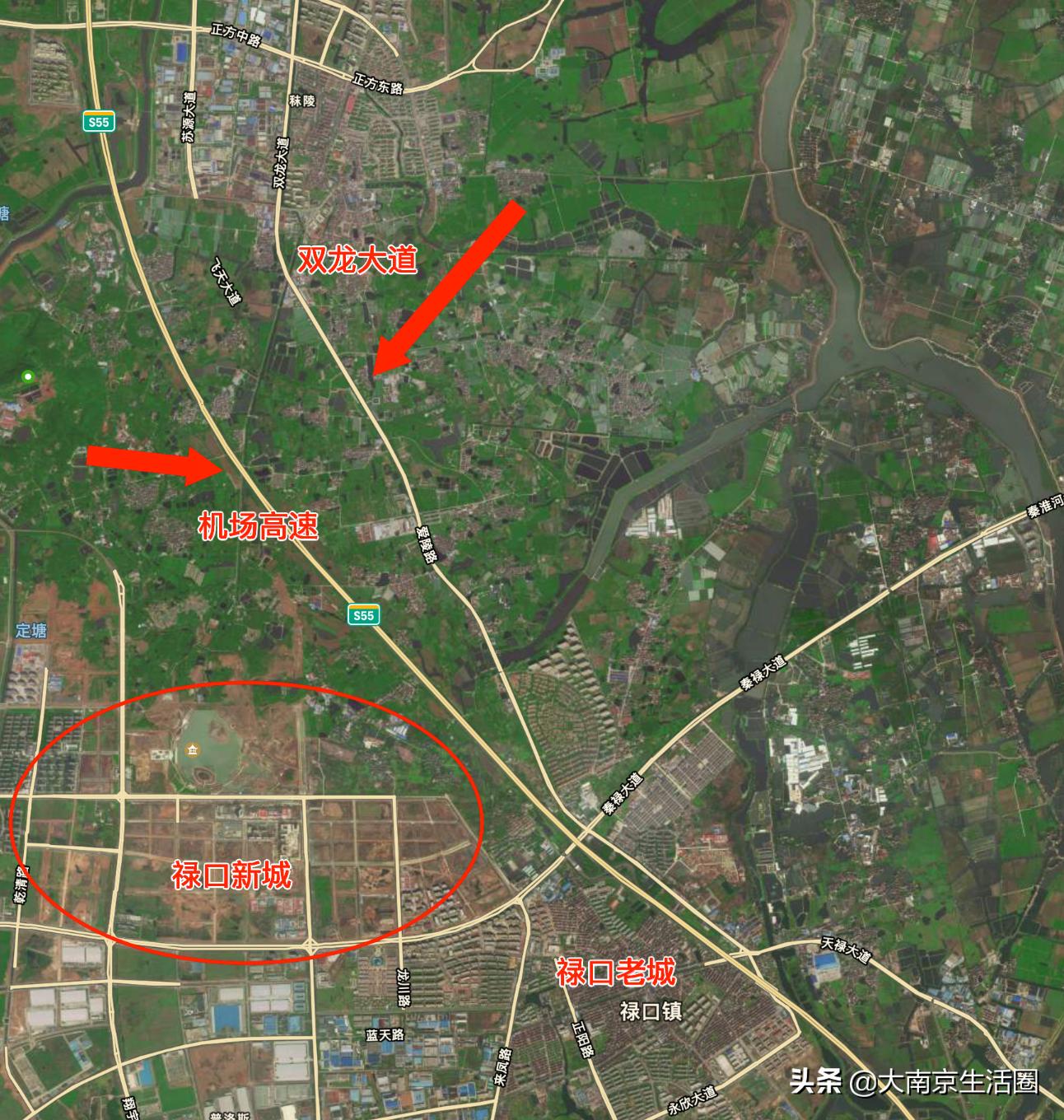 南京地铁禄口新城站在哪,南京南站到禄口机场地铁几号线