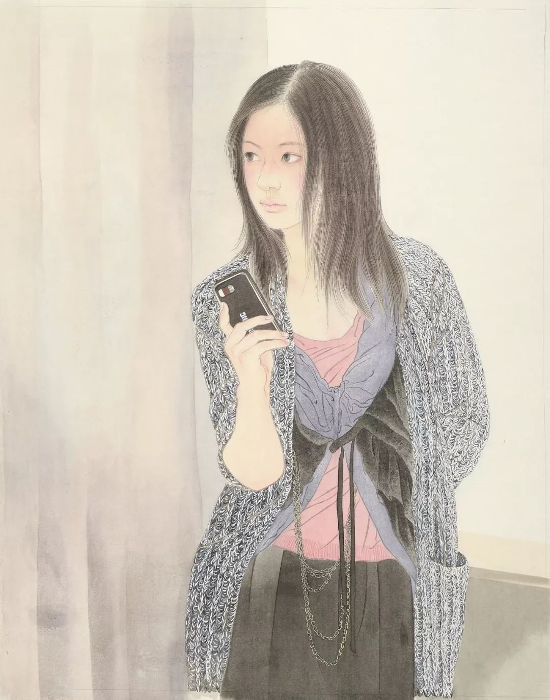 从一岁到七岁画画,从七岁到八岁画的画