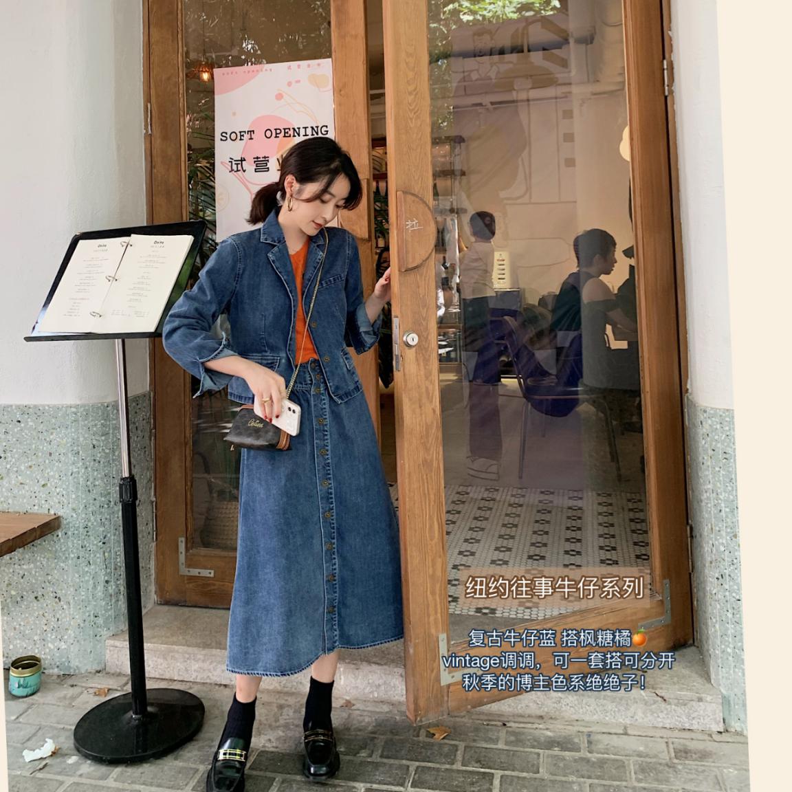 牛仔外套搭配什么内搭跟裤子,牛仔外套搭配裤子怎么穿才好看