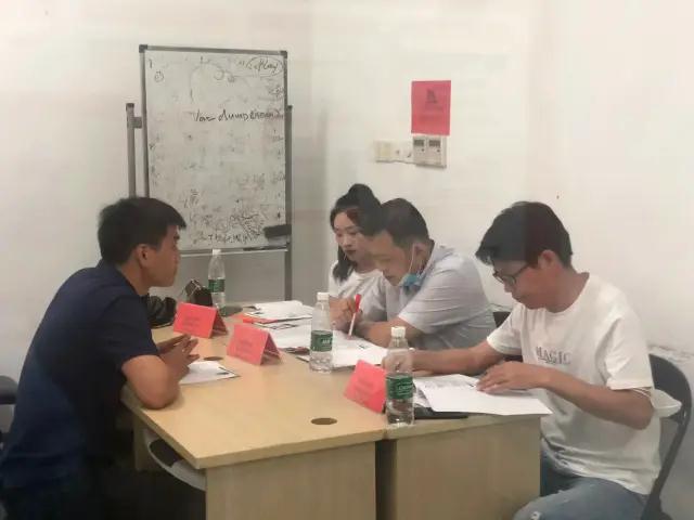 JX1910班企业评审会现场，圆满成功结束