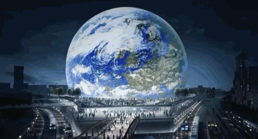 拉斯维加斯巨型球沉浸式体验,地标建筑拉斯维加斯