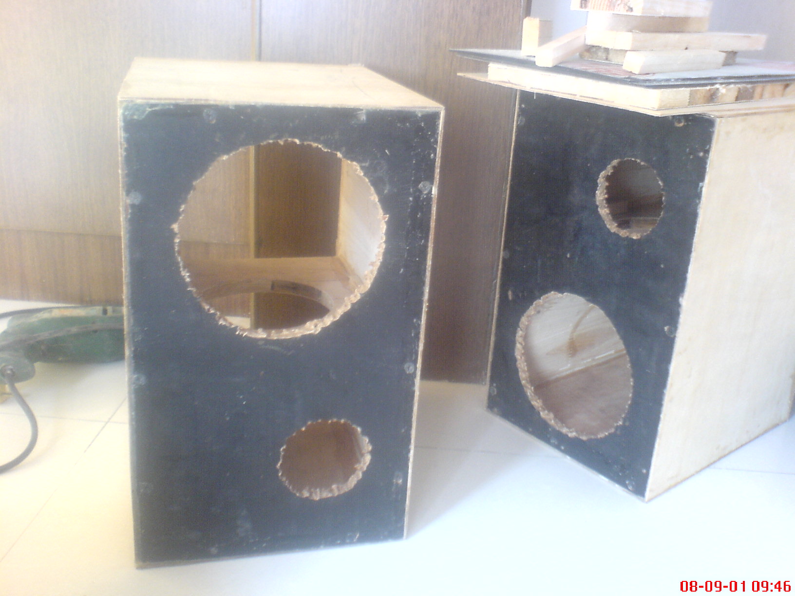 自制10寸三频书架音箱图纸,自制8寸2分频书架音箱