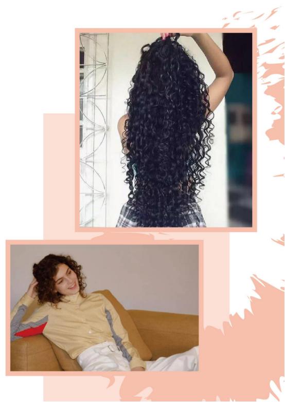 海藻卷发型好打理吗,海藻卷发型中发