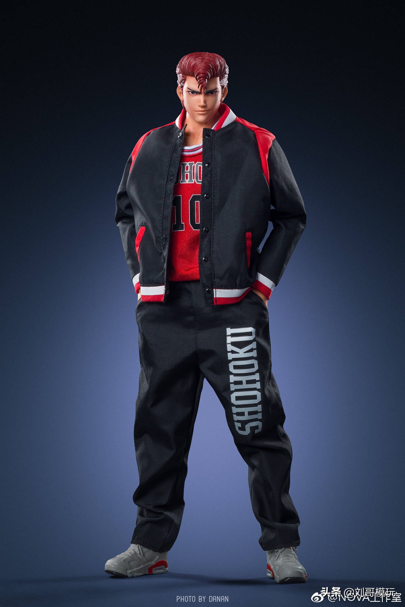 灌篮高手樱木花道可动人偶,灌篮高手樱木花道寸头手办