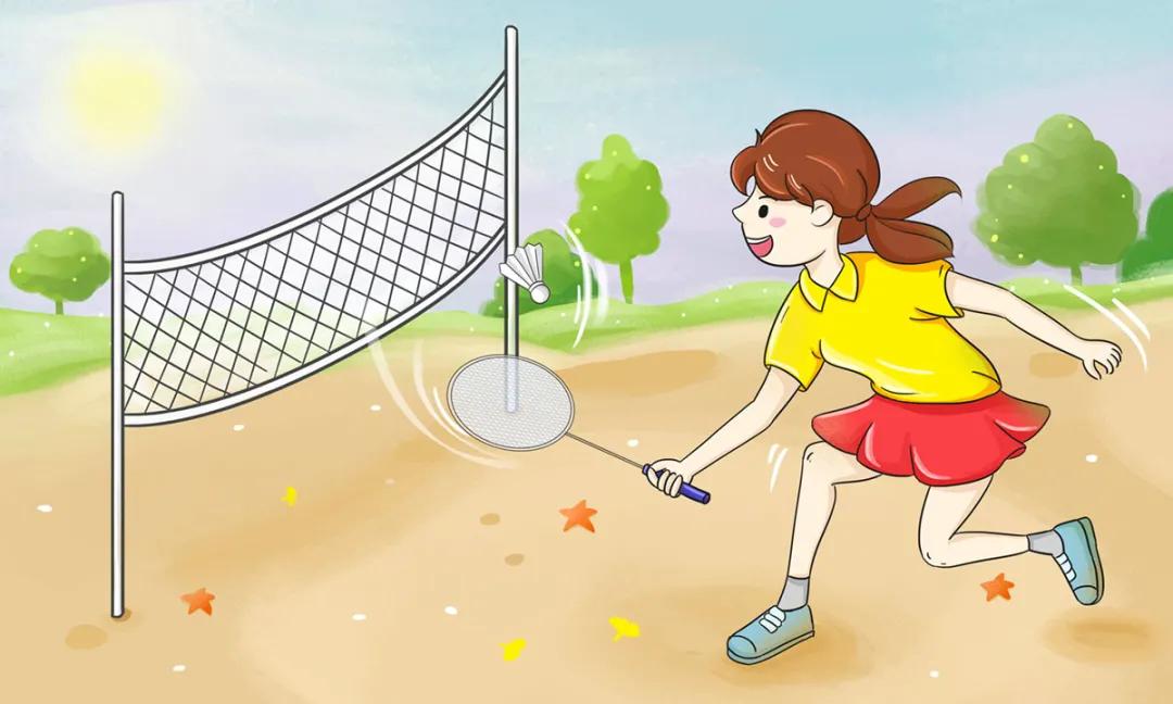 跟宝宝打羽毛球运动一下,和宝宝打球的感言