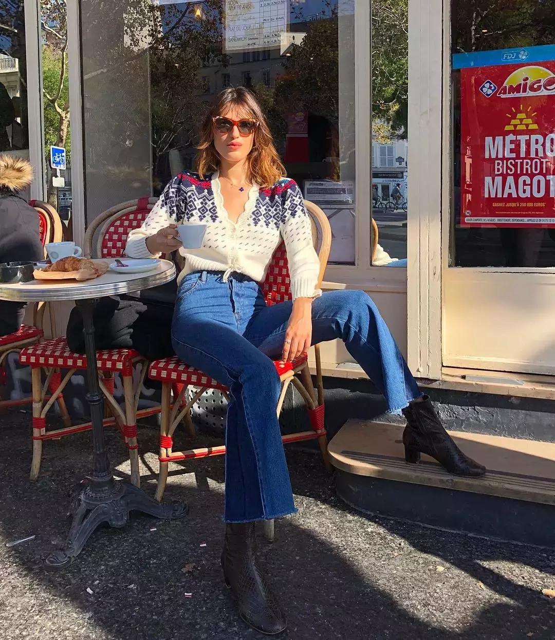 春天穿奶奶衫的搭配技巧,女生奶奶衫图片