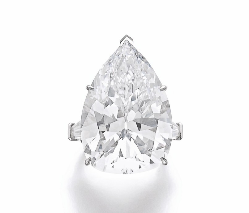 杨颖钻戒,海瑞温斯顿圆形钻戒图形