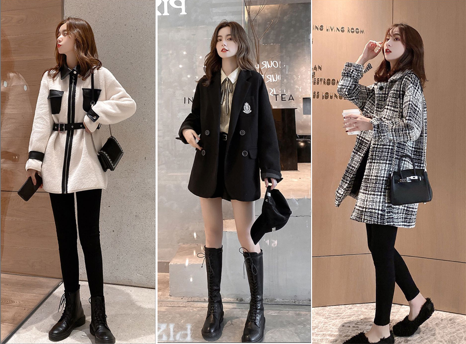54套不同颜色的秋冬穿搭,54套韩系气质秋冬穿搭