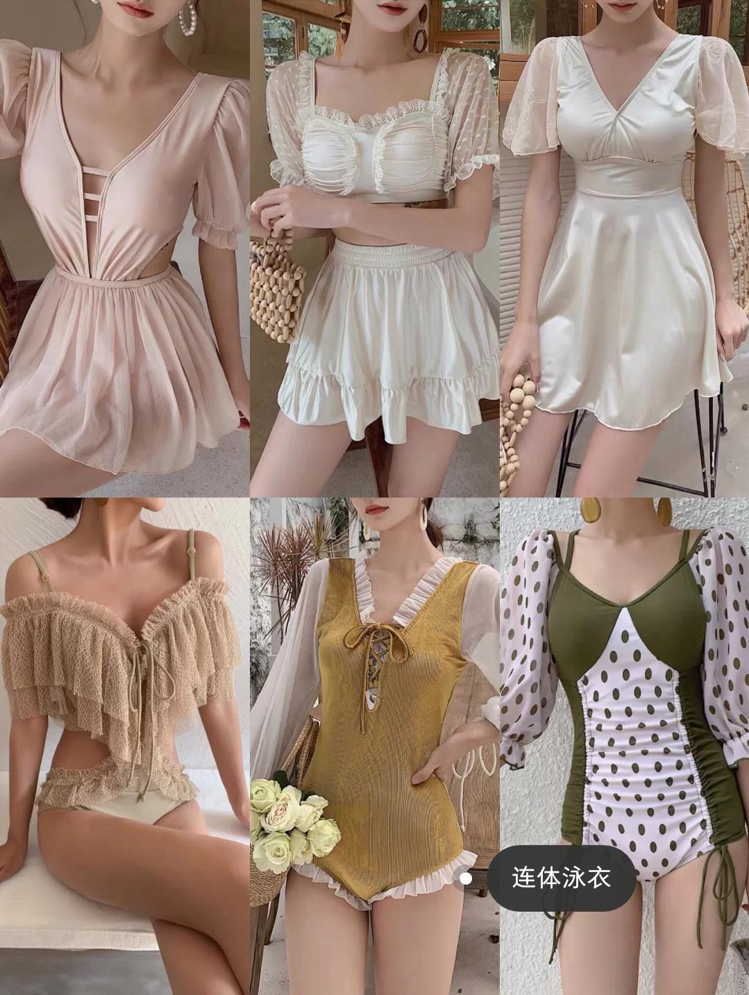 长袖泳衣女款显瘦遮肉高级感胖mm,温泉泳衣推荐胖mm显瘦遮肉200斤