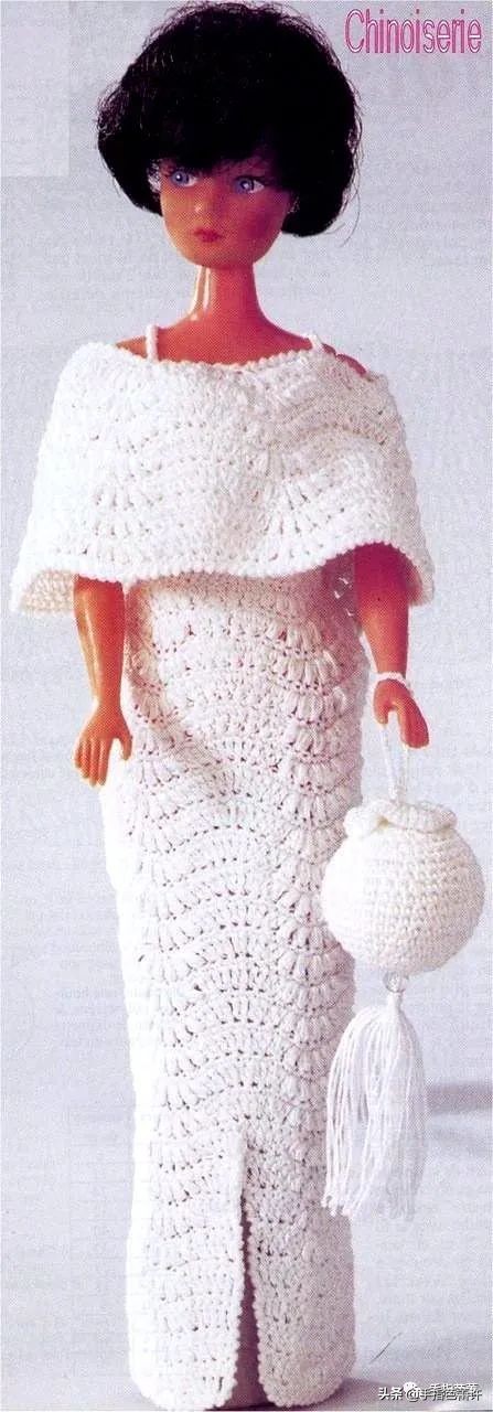 钩织芭比娃娃衣服,钩织芭比娃娃衣服的教程