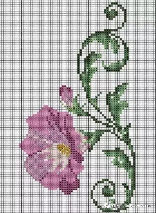 十字绣绣花图纸,十字绣刺绣花图