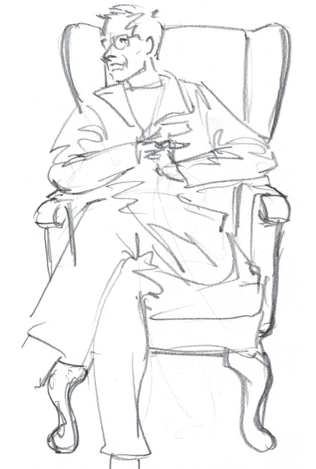 线稿构图快速入门,人物构图线稿教程