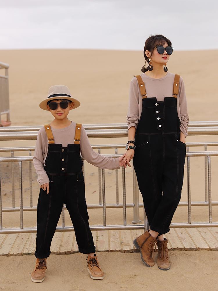 流行穿搭亲子装,小个子胖妈妈汉服亲子装