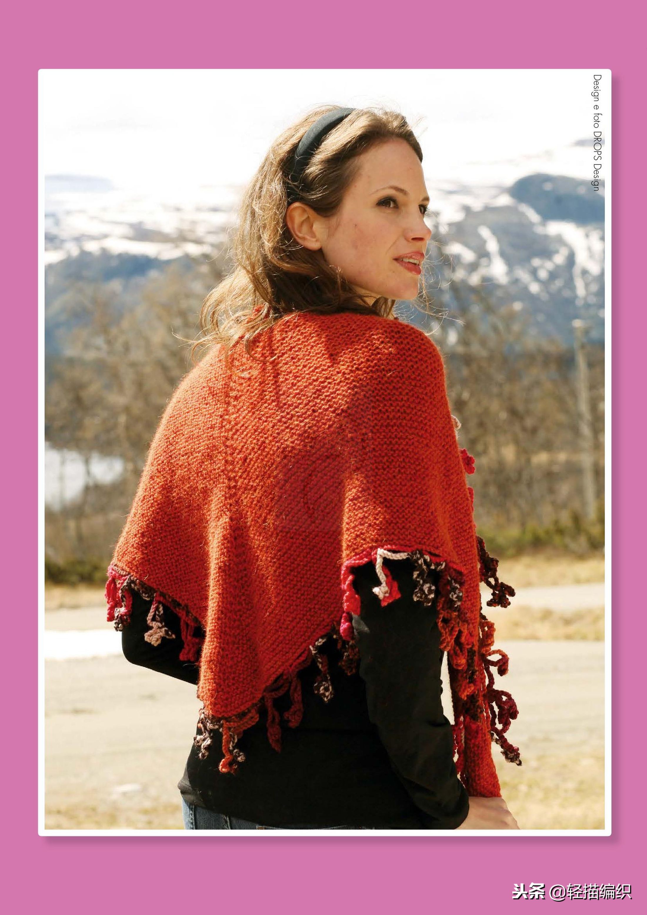 一款漂亮的披肩外套,披肩一体外套