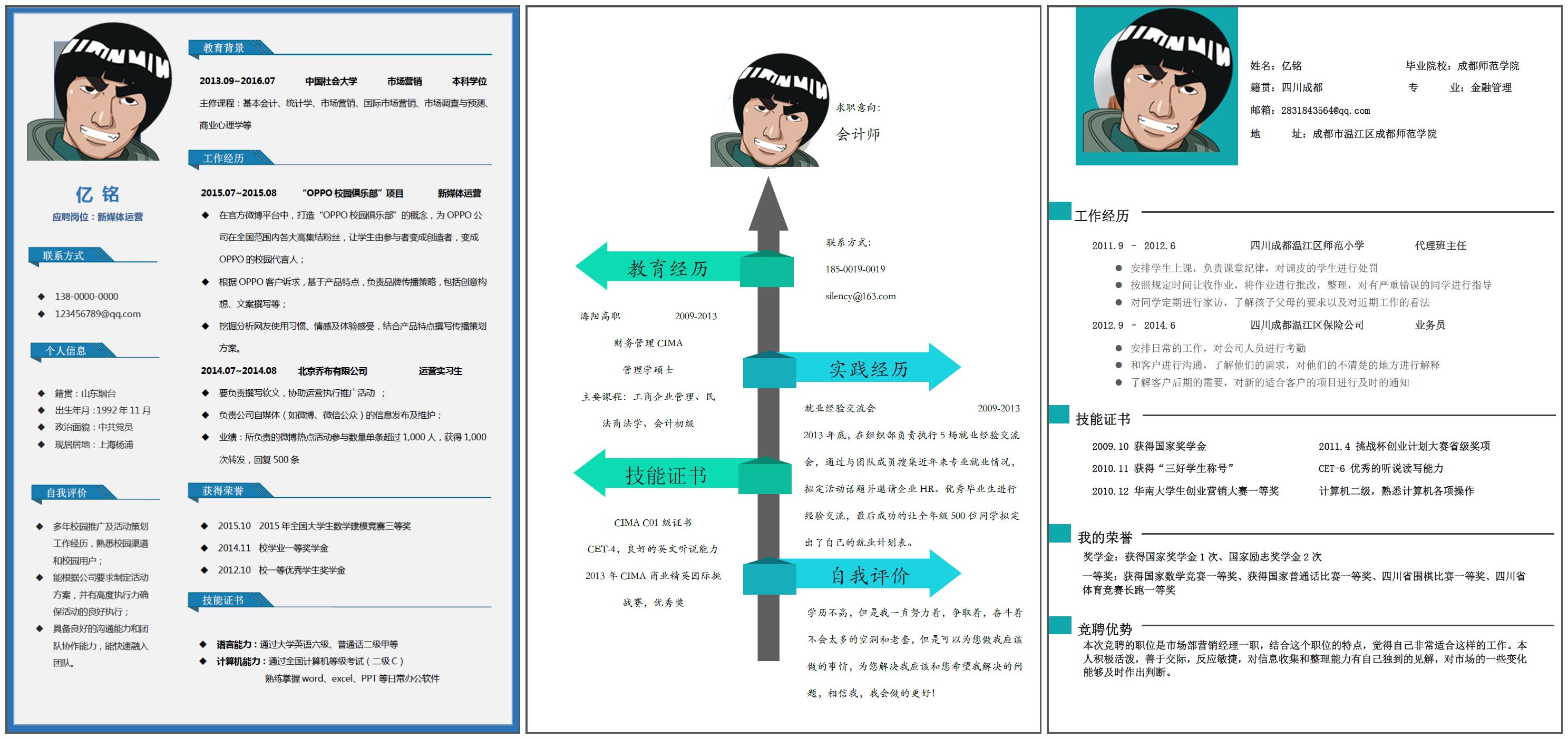 hr最喜欢的7套简历模板来看看,资深hr推荐简历模板
