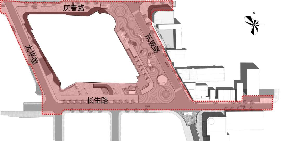 湖滨步行街二期改造提升方案设计/BIDG波士顿国际设计