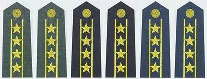 军官军衔和级别的对应关系,中国军官军衔等级一览表