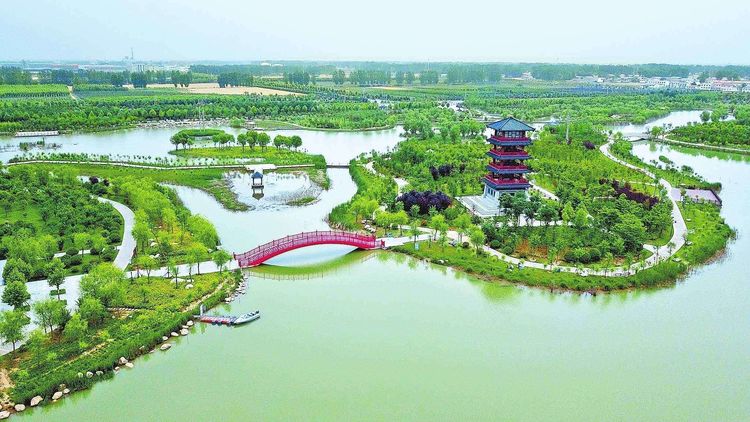 临颍县千亩湖,临颍千亩湖示意图