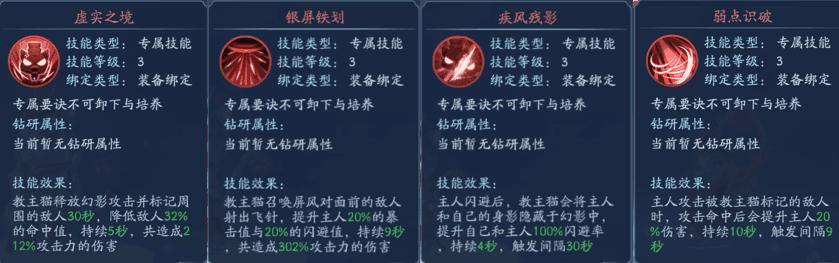 新笑傲江湖神宠,新笑傲江湖宠物分析