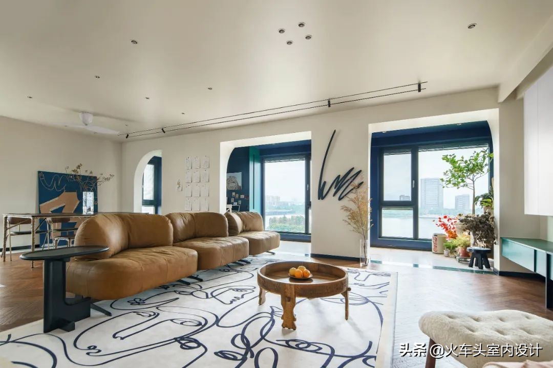 155㎡圆弧空间，三代同堂的无代沟共处