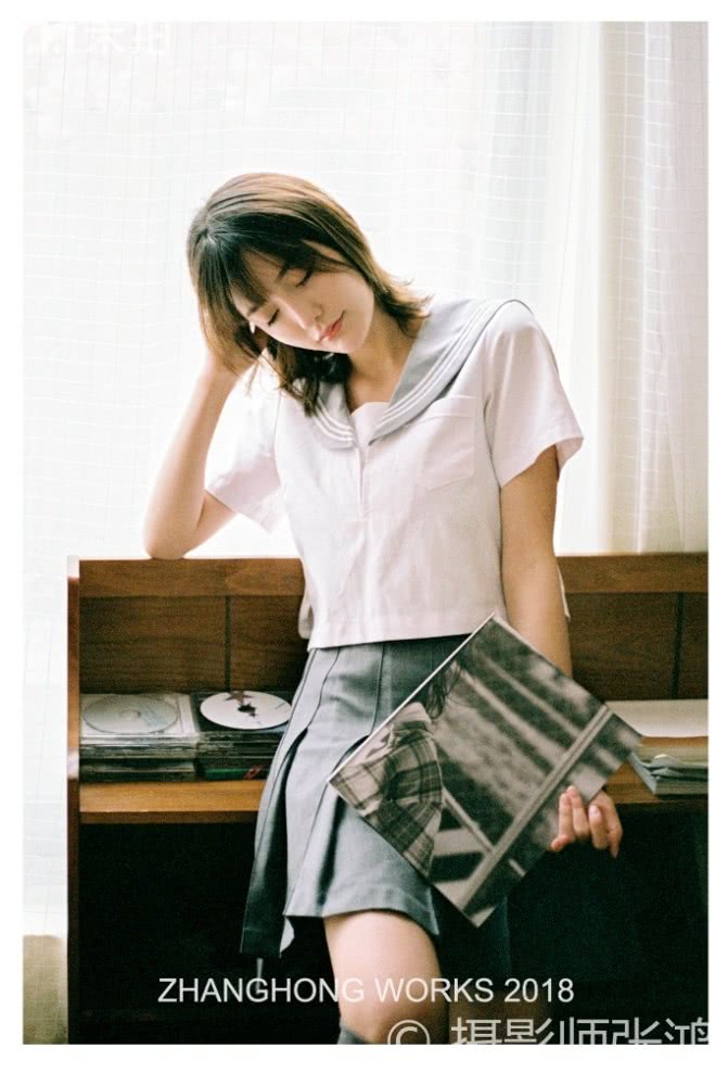 少女感jk制服图片,粉色jk制服写真