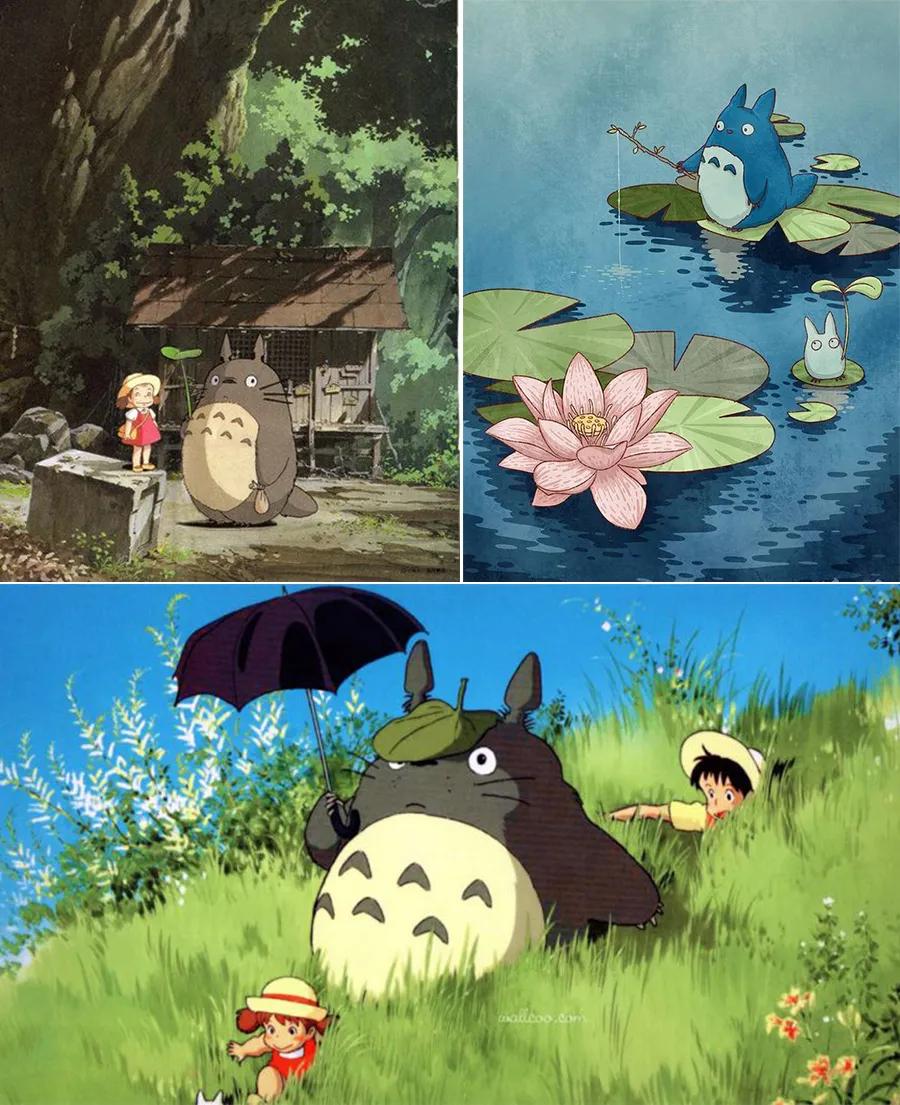 初级动漫儿童画教程,动漫人物画画教程龙猫