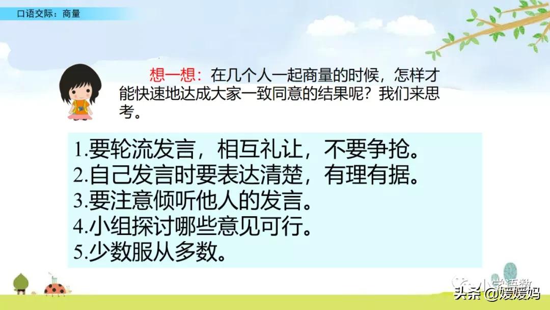 二上语文第五单元口语交际商量,二年级上册语文口语交际商量