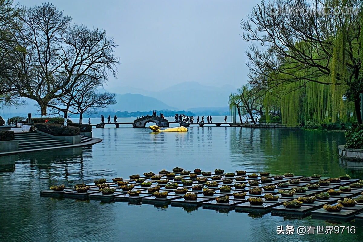 杭州西湖柳浪闻莺图片,杭州西湖风景名胜区柳浪闻莺