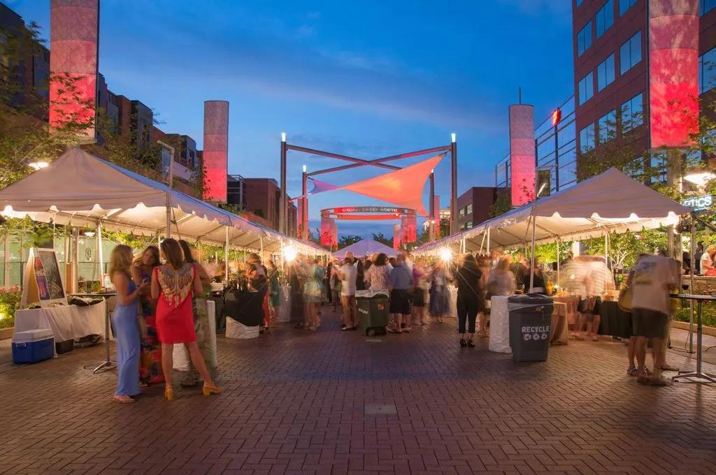 商业步行街景观设计图展示,商业步行街景观设计经典案例