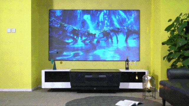 真正的无边框全屏电视机,超薄屏幕无边框电视