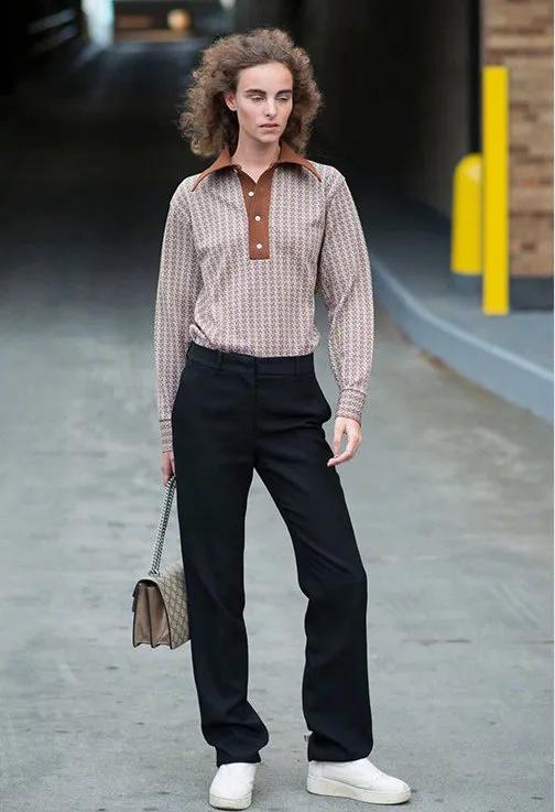 春夏宽松polo衫,2023夏季高端大牌polo衫