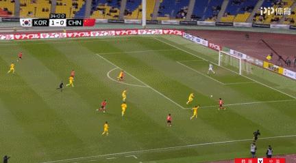 国足不给力，全场2次射门，球迷太可爱，给韩国门将一件羽绒服