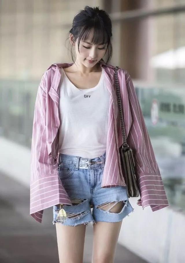 张嘉倪牛奶肌高清图,32岁张嘉倪全身照