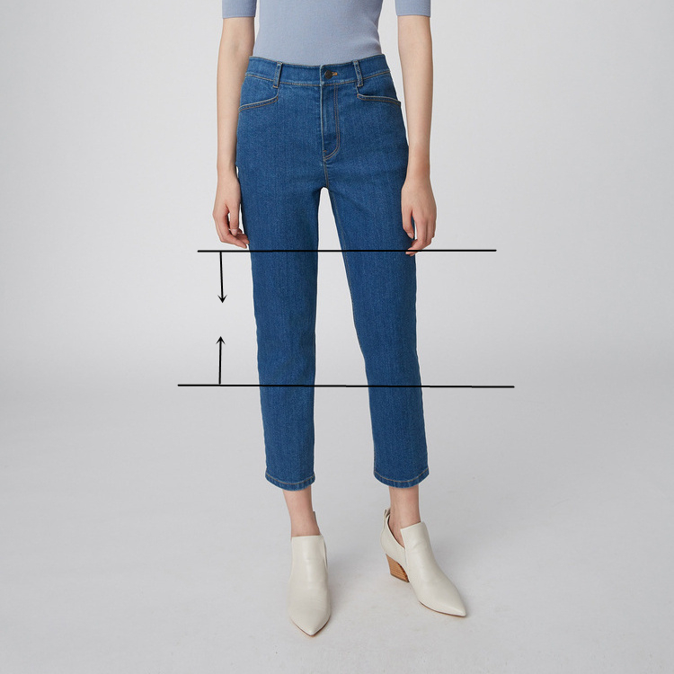 选牛仔裤尺码要精确,选牛仔裤的参数