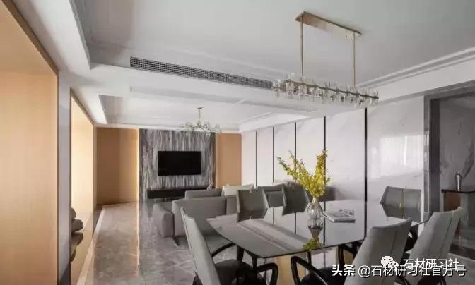 大理石现代极致设计,现代简约天然大理石款式推荐