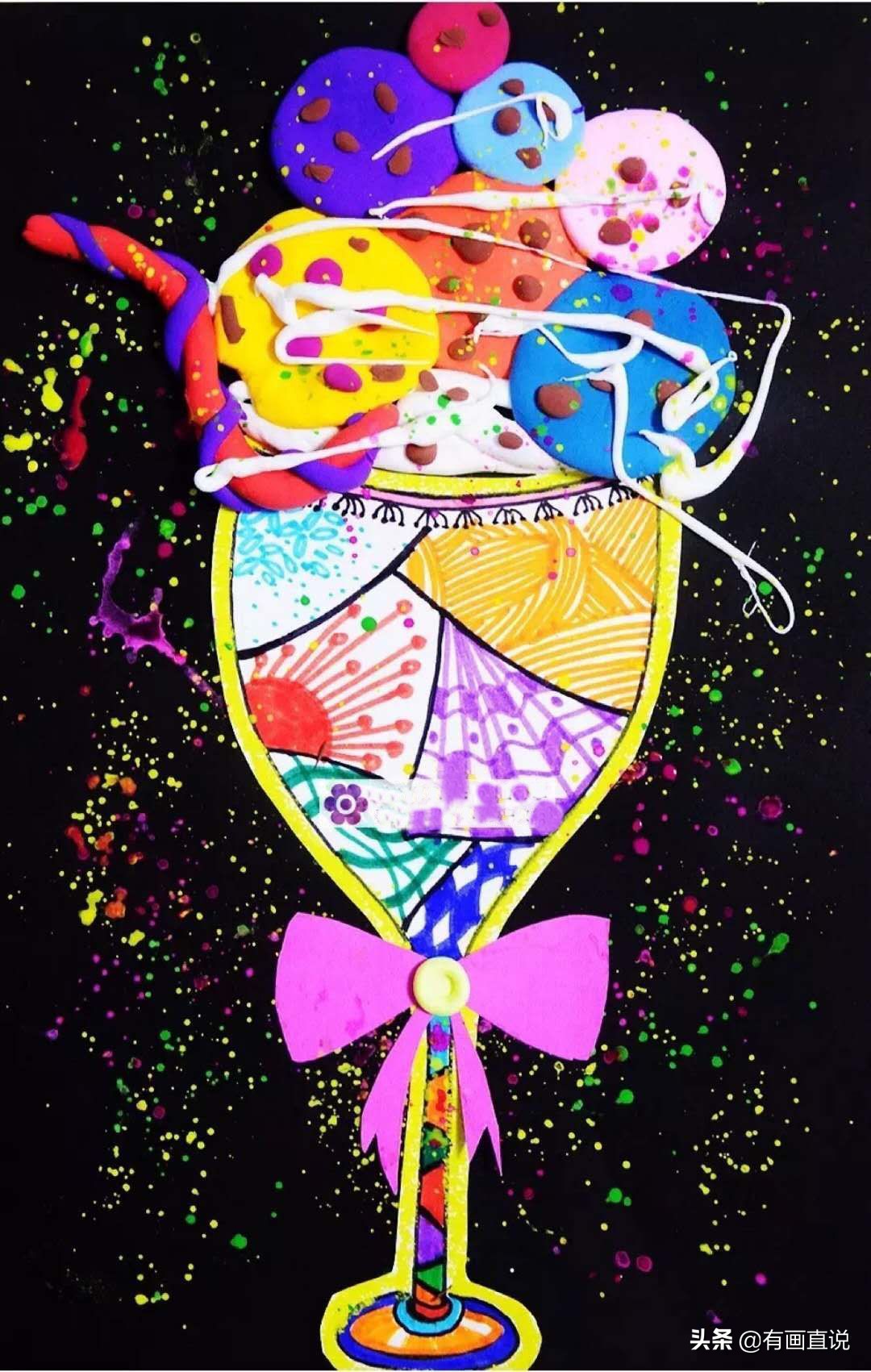 儿童创意画7-10岁变废为宝,儿童创意画7-10岁