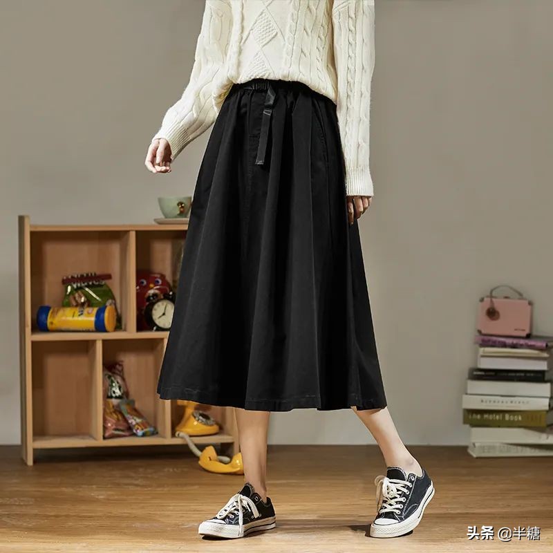 超长防晒半裙,半裙短款防晒