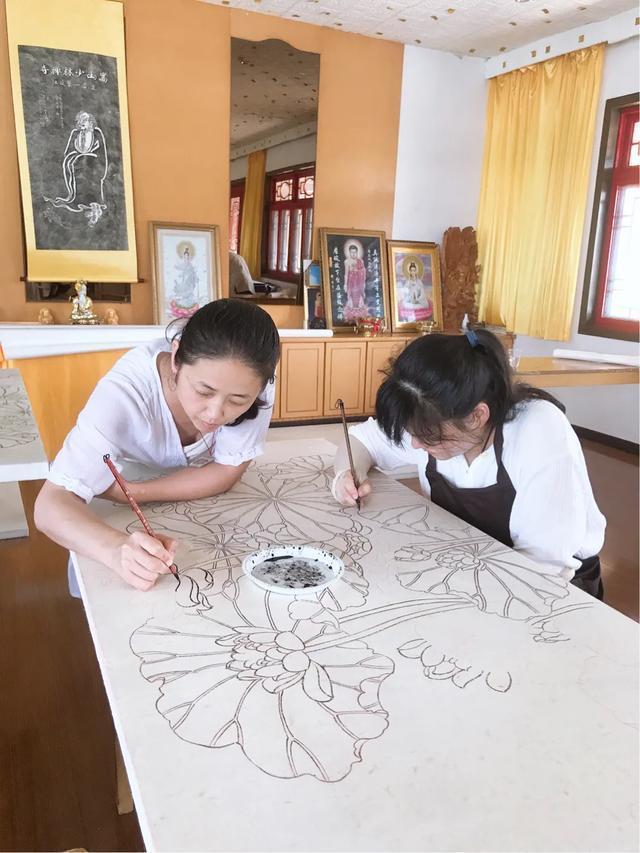 观音菩萨三十二像工笔画,观世音菩萨画像工笔画