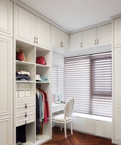 4平米衣帽间简单设计,4平米U型衣帽间设计简单实用