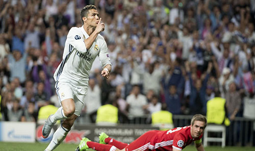 天神下凡c罗西班牙,欧冠c罗帽子戏法詹俊解说