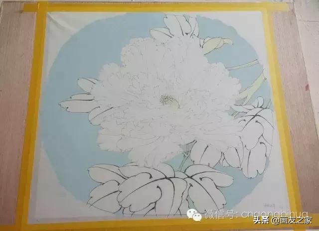 工笔画绢纸入门教程步骤图,工笔画入门教程步骤图勾线练习