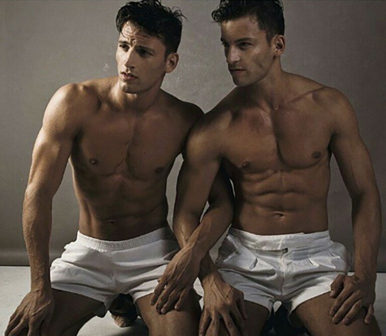 CtrlC+CtrlV=鲜肉值翻倍!双胞胎帅哥总是能带来双倍的快乐