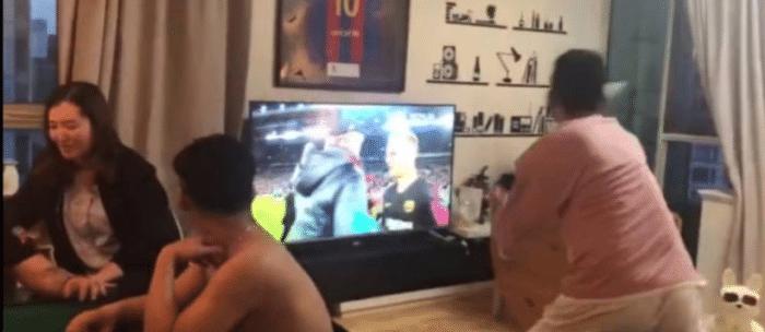 苏醒砸电视机看球是哪场比赛,苏醒看球上热搜