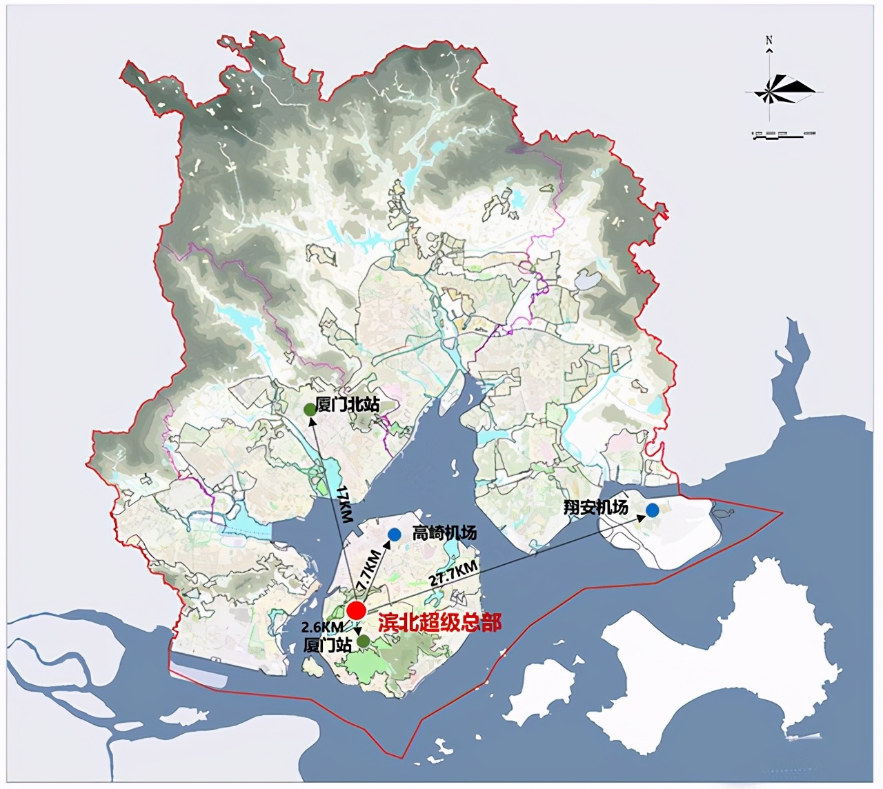 厦门滨北超级总部大楼,厦门滨北超级总部最新消息