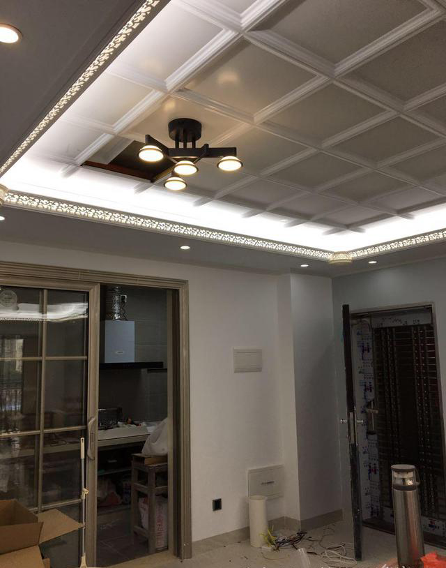 普通装修吊顶刷乳胶漆的效果,墙顶刷乳胶漆效果