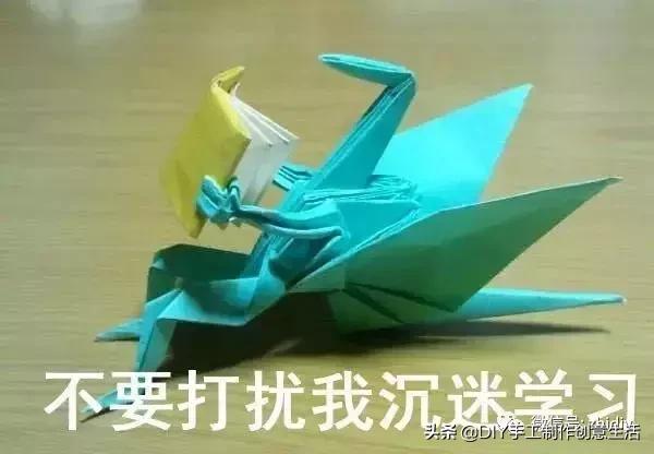 用千纸鹤糖纸做千纸鹤慢教程,不一样的纸鹤折纸