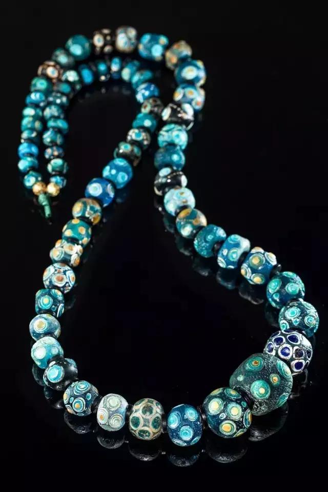 战国蜻蜓眼陶珠,战国蜻蜓眼玻璃珠价格